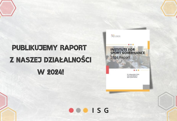 Publikujemy raport z działalności ISG w 2024