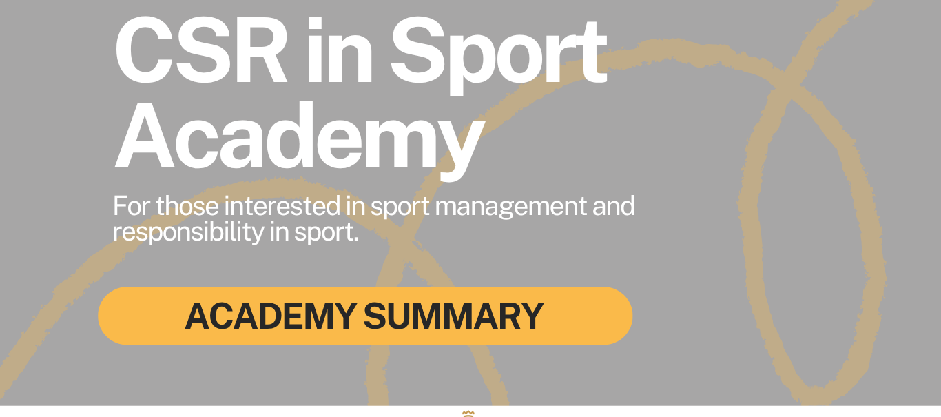 CSR in sport